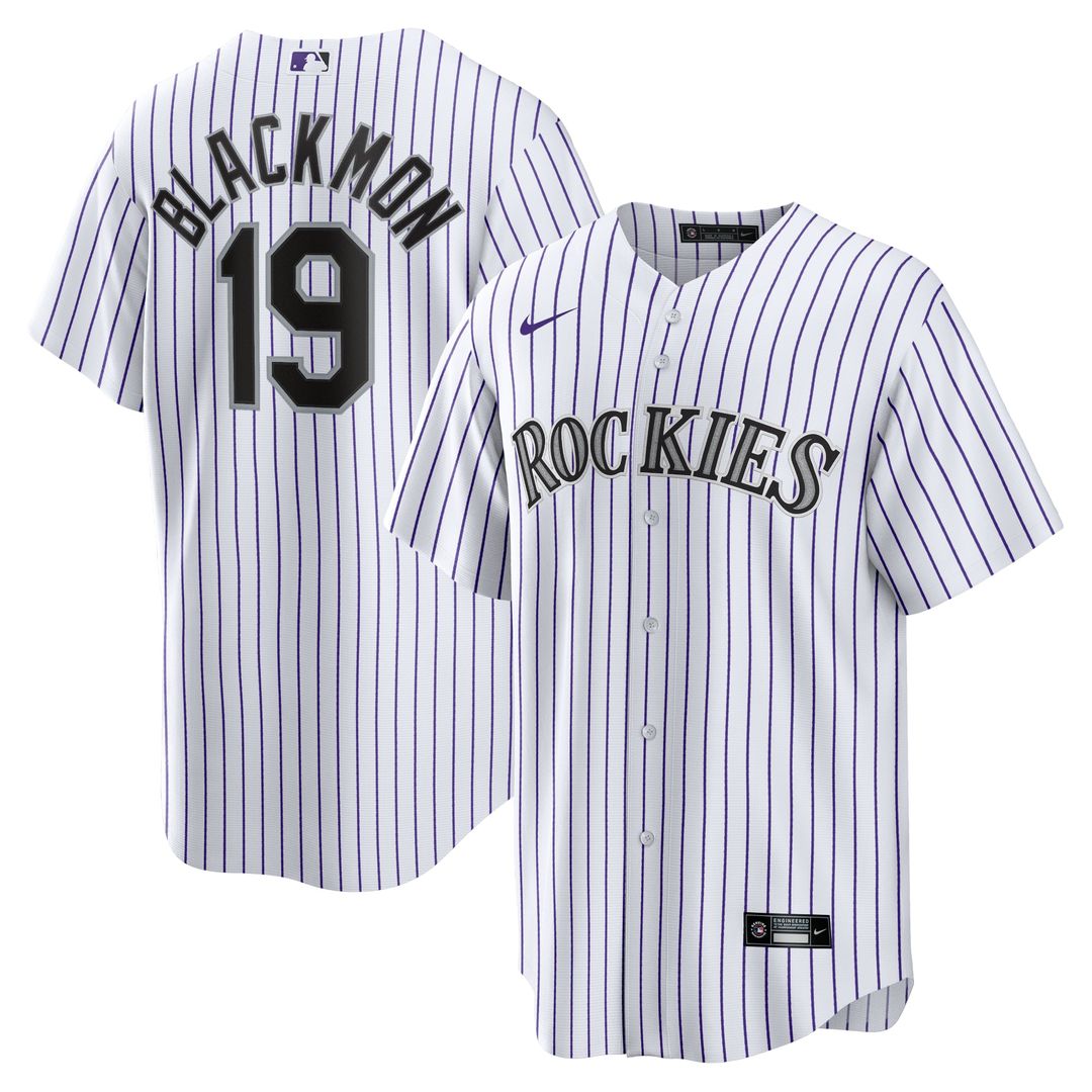 Colorado Rockies Charlie Blackmon Home Replica Player Name Jersey (White)
