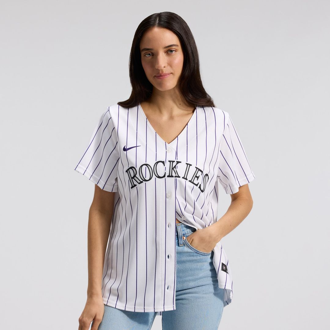 Colorado Rockies Women's Home Replica Team Jersey (White)
