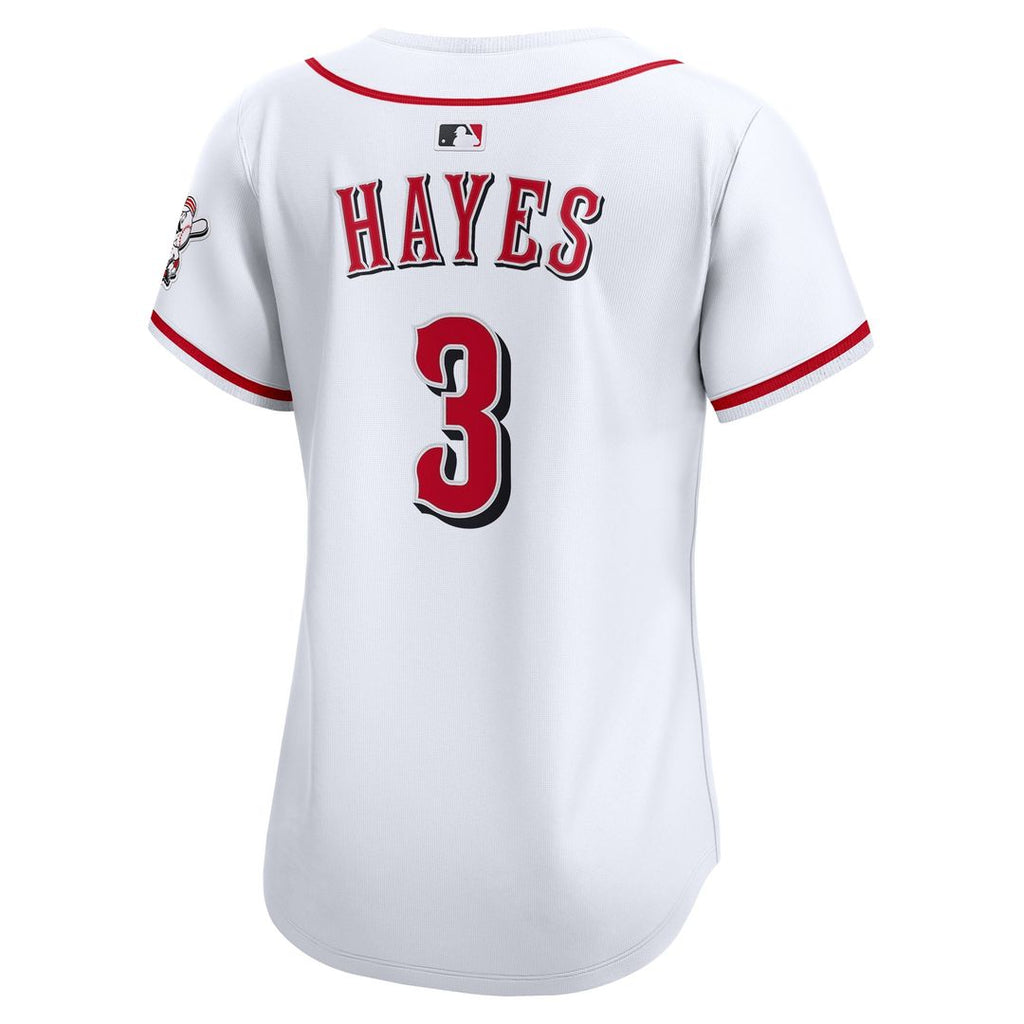 Cincinnati Reds Ke'Bryan Hayes Women's Home Limited Jersey (White)