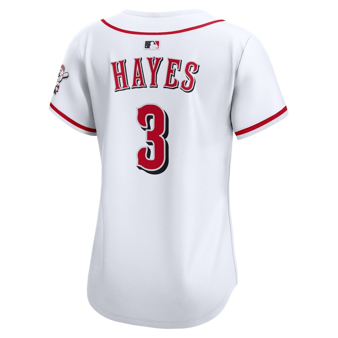 Cincinnati Reds Ke'Bryan Hayes Women's Home Limited Jersey (White)