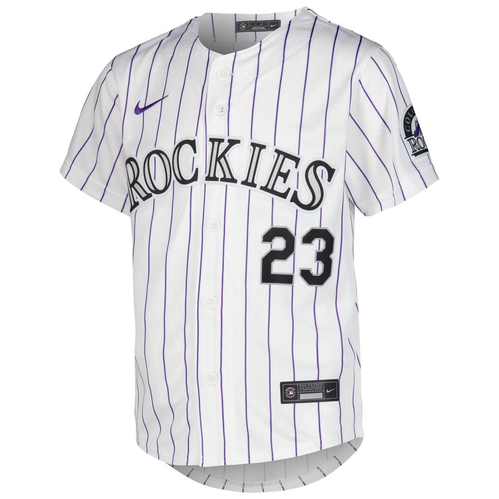Colorado Rockies Kris Bryant Youth Alternate Limited Jersey (Purple)