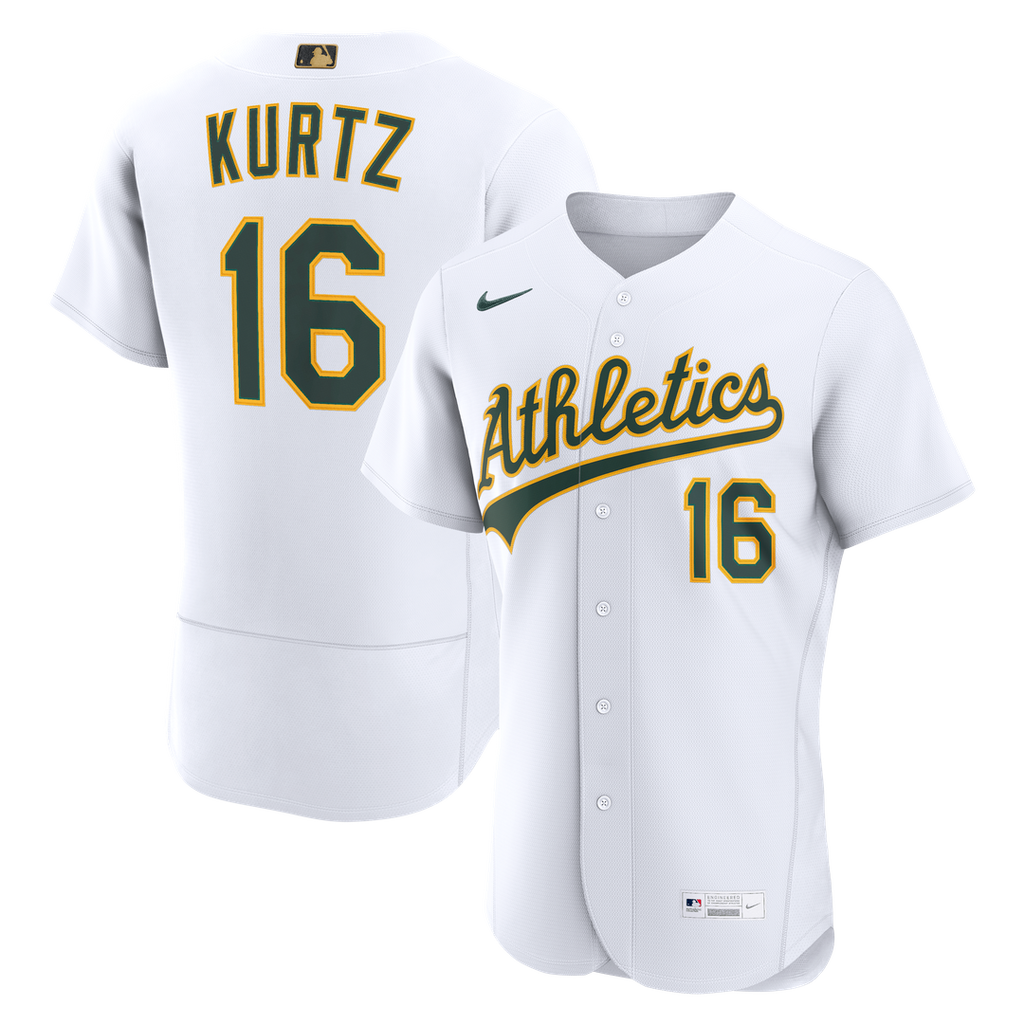 Athletics Nick Kurtz MLB Awards Authentic Jersey (White)