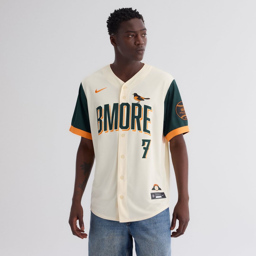 Baltimore Orioles Jackson Holliday 2026 City Connect Stadium Jersey (Cream)
