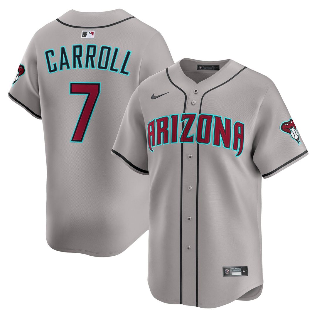 Arizona Diamondbacks Corbin Carroll Road Limited Jersey (Gray)
