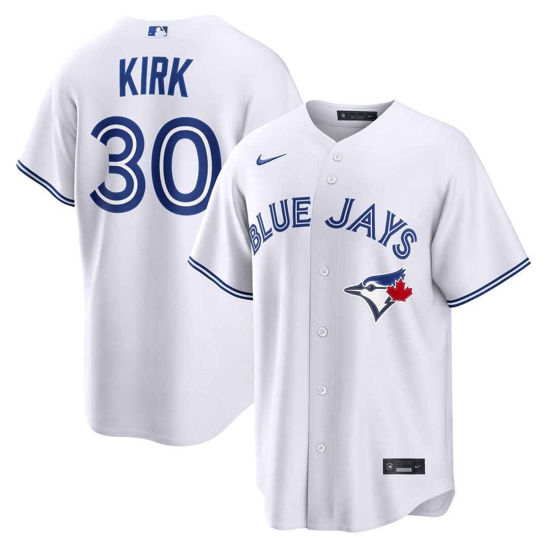 Toronto Blue Jays Alejandro Kirk Home Replica Jersey (White)