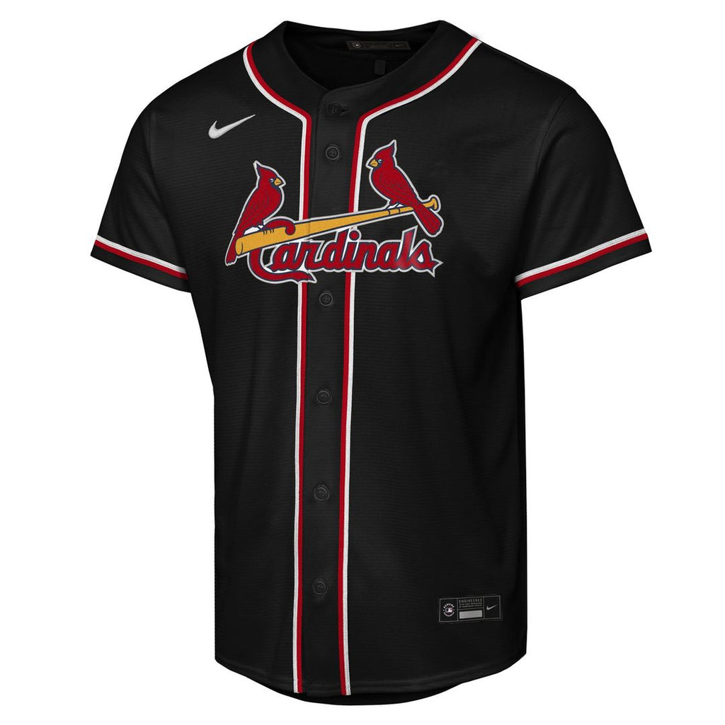 St. Louis Cardinals Lars Nootbaar Youth Fashion Replica Jersey (Black)