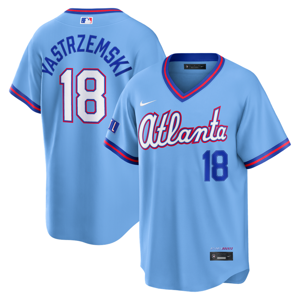 Atlanta Braves Mike Yastrzemski 2026 City Connect Stadium Jersey (Powder Blue)