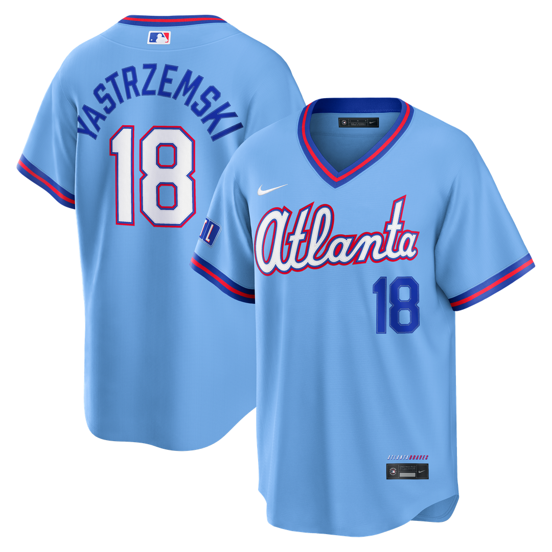 Atlanta Braves Mike Yastrzemski 2026 City Connect Stadium Jersey (Powder Blue)