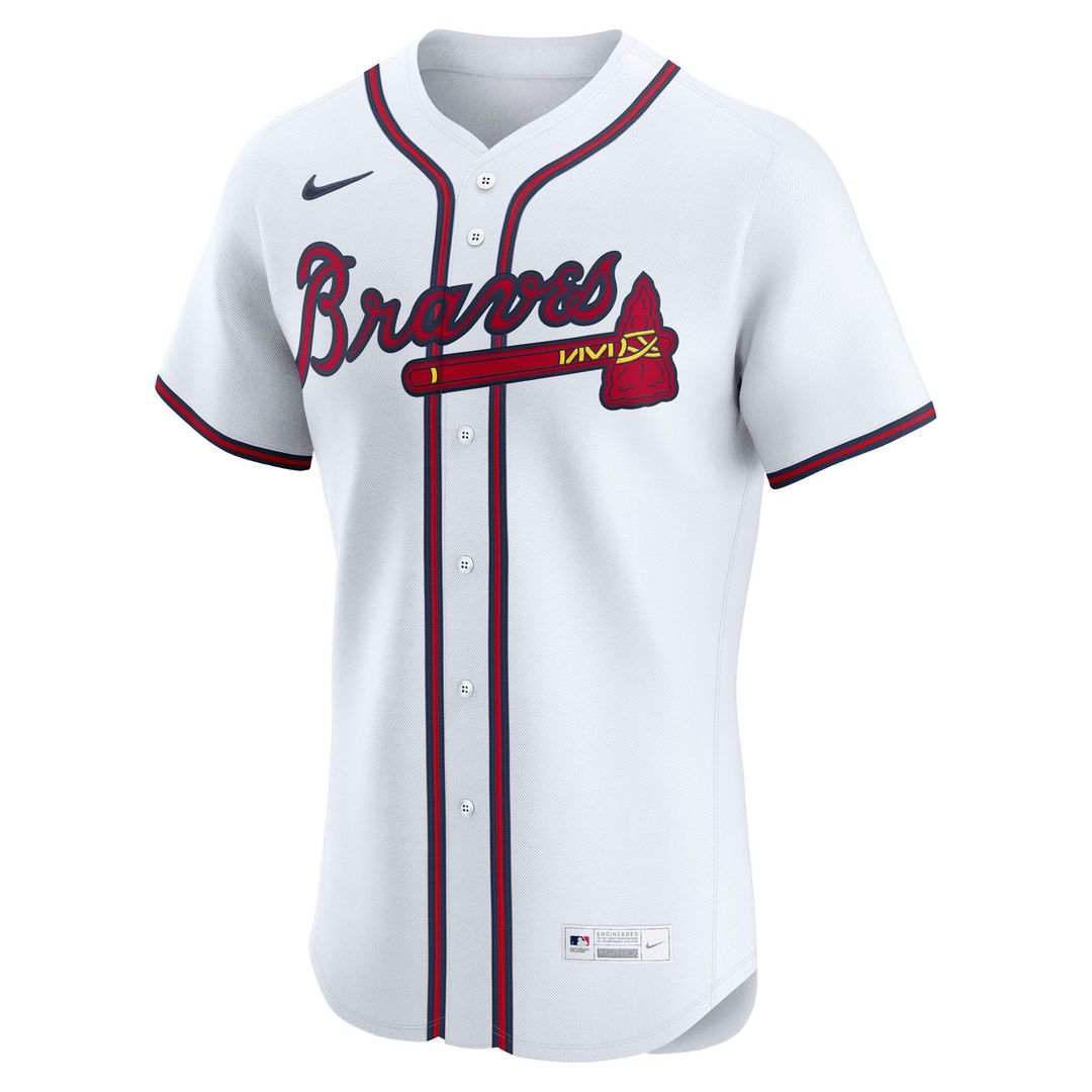 Atlanta Braves Ronald Acuña Jr. Home Elite Jersey (White)