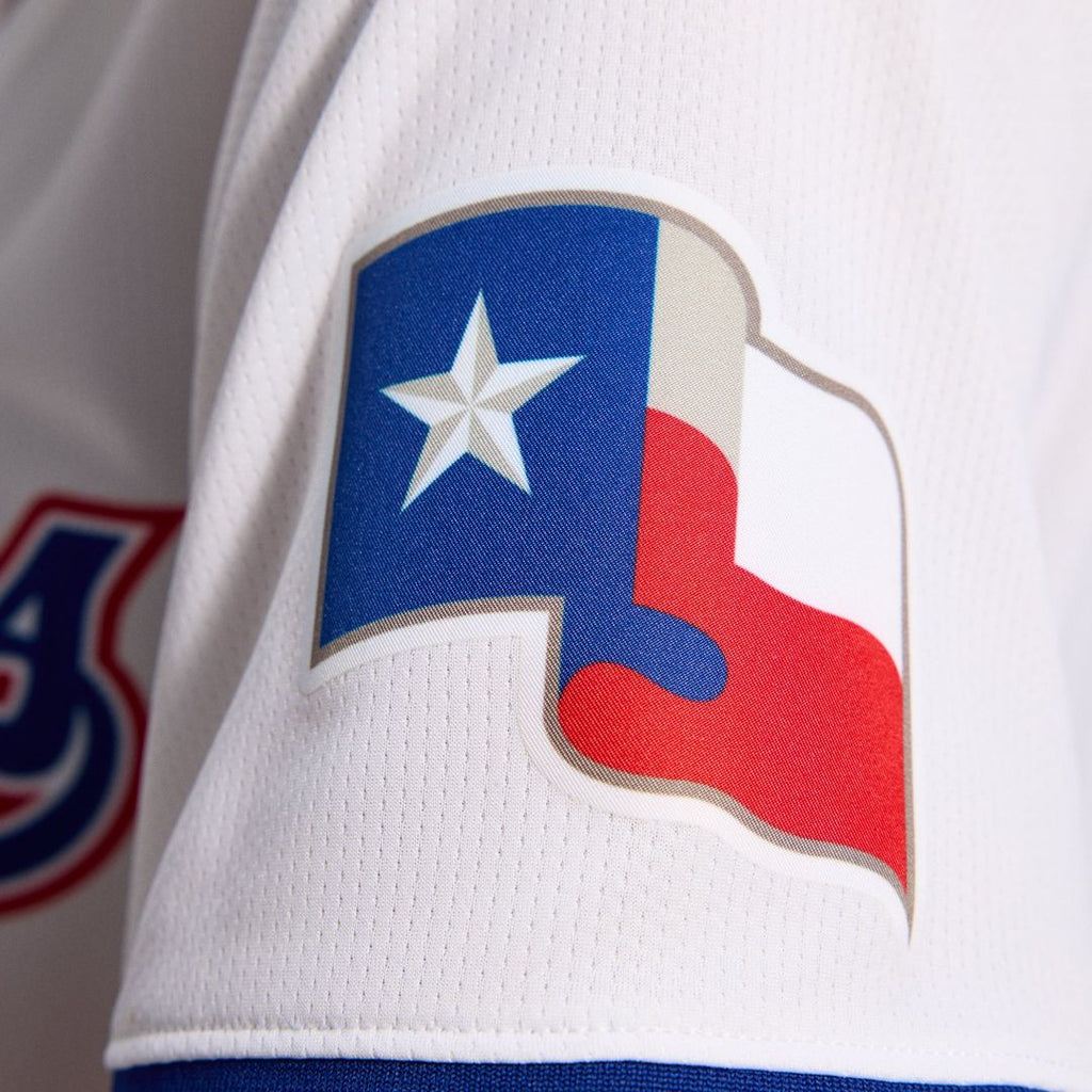 Texas Rangers Women's Home Limited Jersey (White)