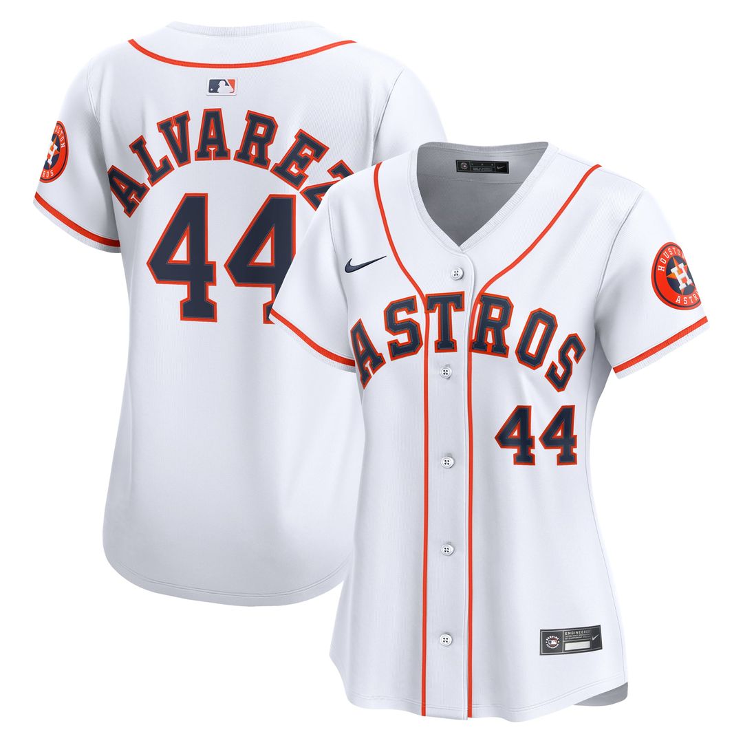 Houston Astros Yordan Alvarez Women's Home Limited Jersey (White)