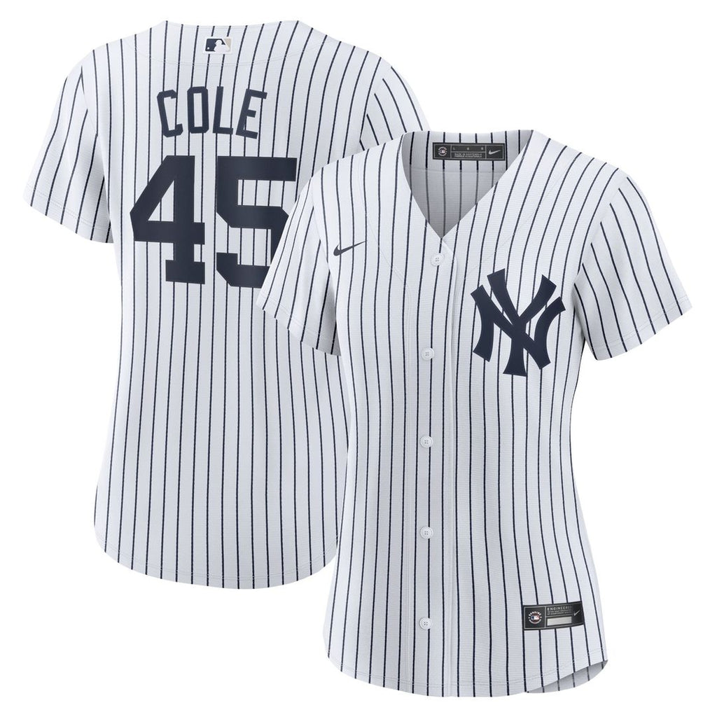 New York Yankees Gerrit Cole Women's Home Replica Jersey (White)