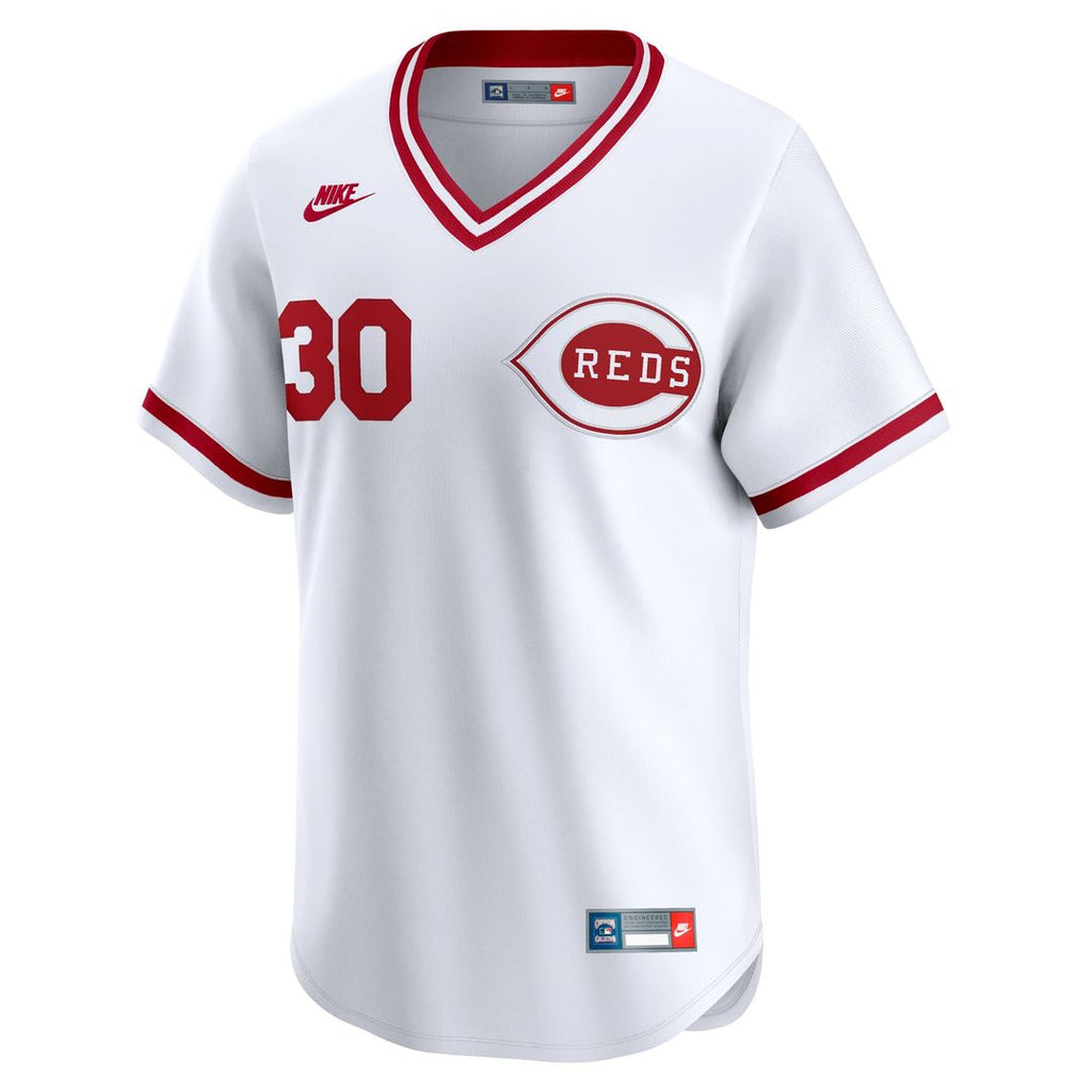 Cincinnati Reds Ken Griffey Throwback Cooperstown Limited Jersey (White)
