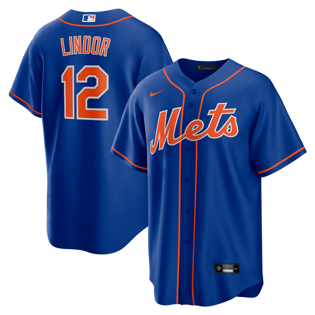 New York Mets Francisco Lindor Alternate Replica Jersey (Royal)