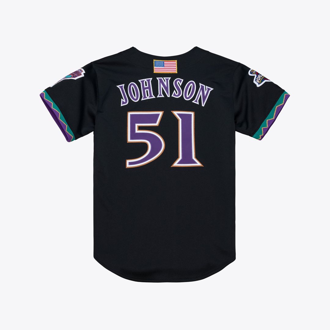 Arizona Diamondbacks Randy Johnson 2001 Authentic Jersey (Black)
