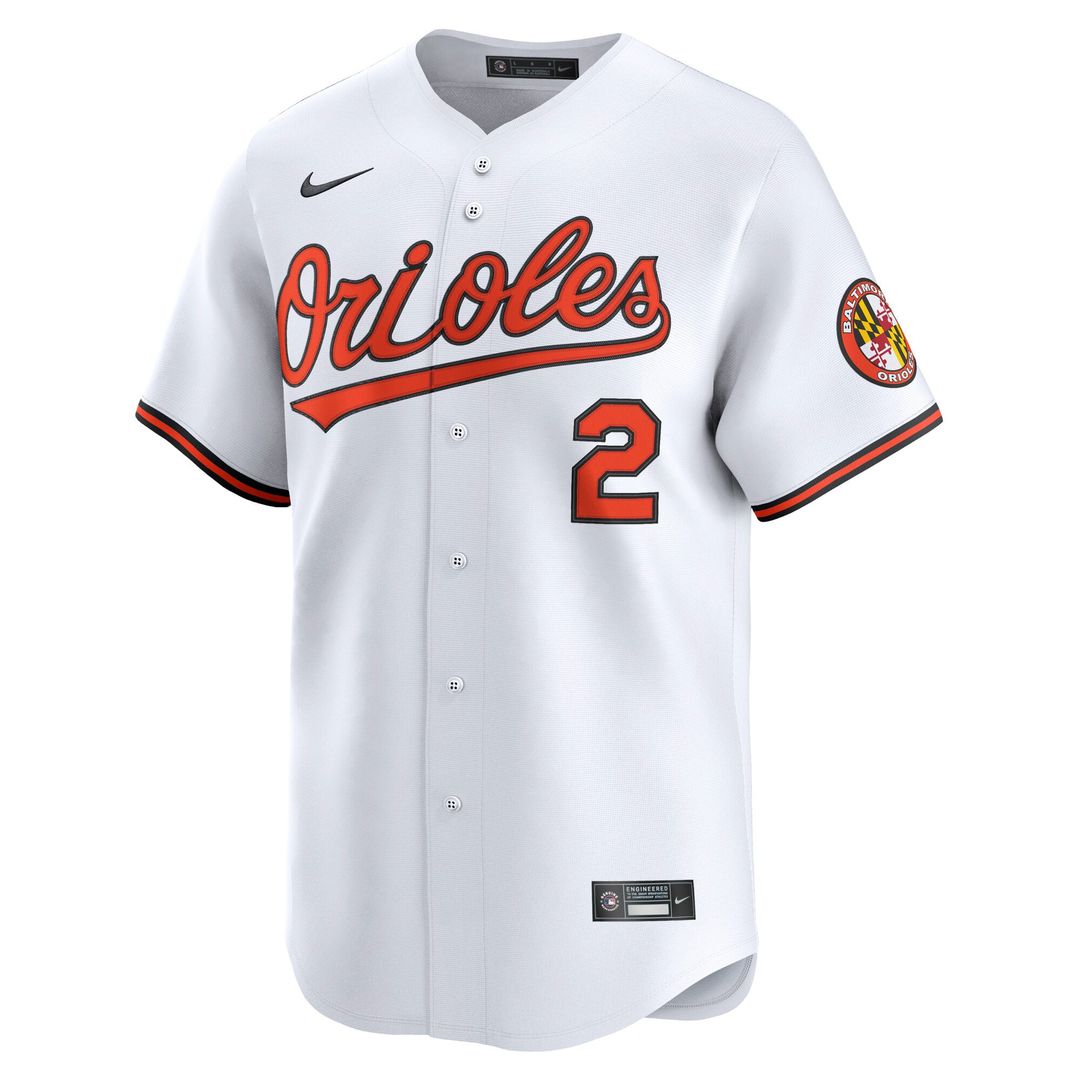 Baltimore Orioles Gunnar Henderson Home Limited Jersey (White)