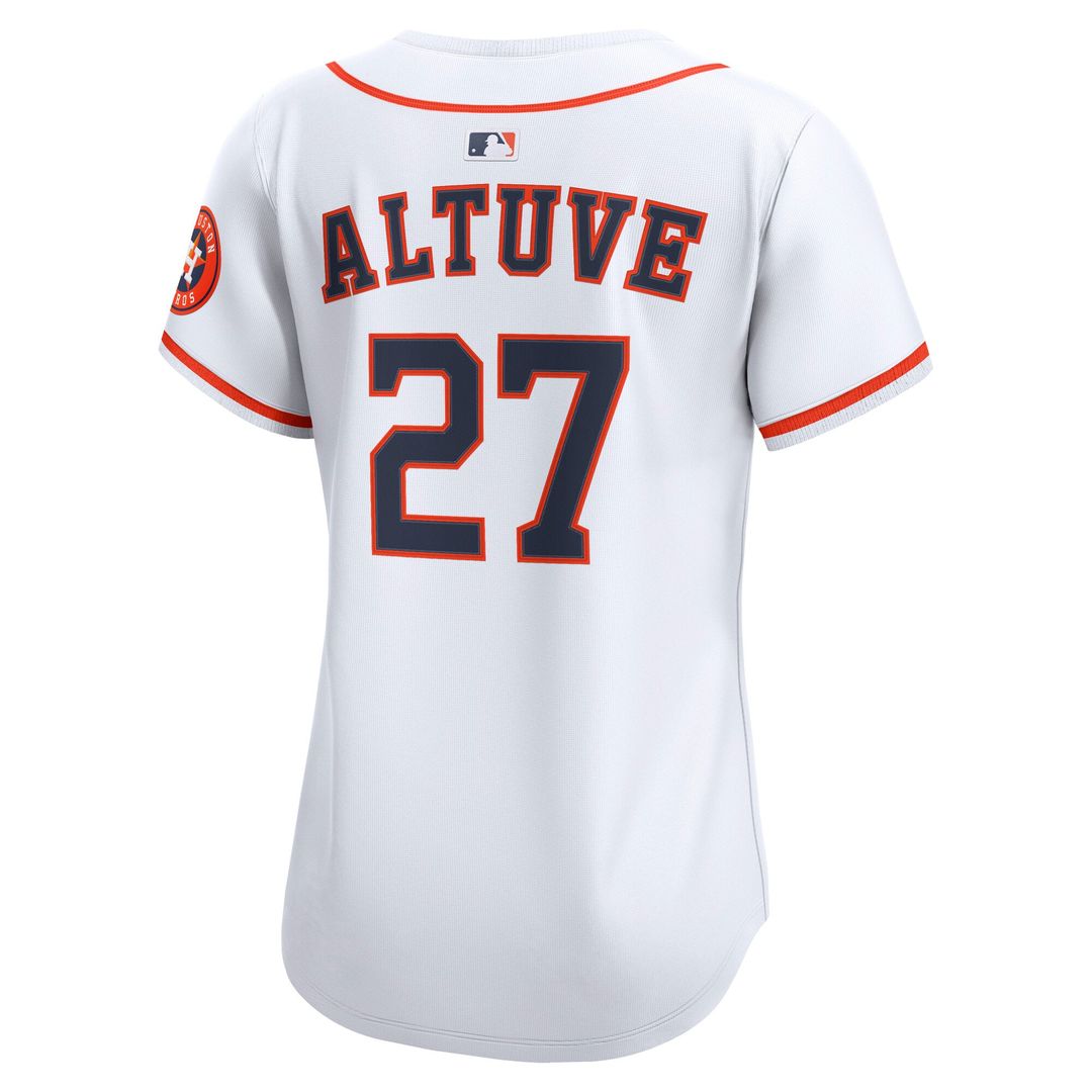 Houston Astros Jose Altuve Women's Home Limited Jersey (White)