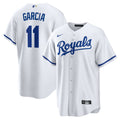 Kansas City Royals Maikel Garcia Home Replica Jersey (White)