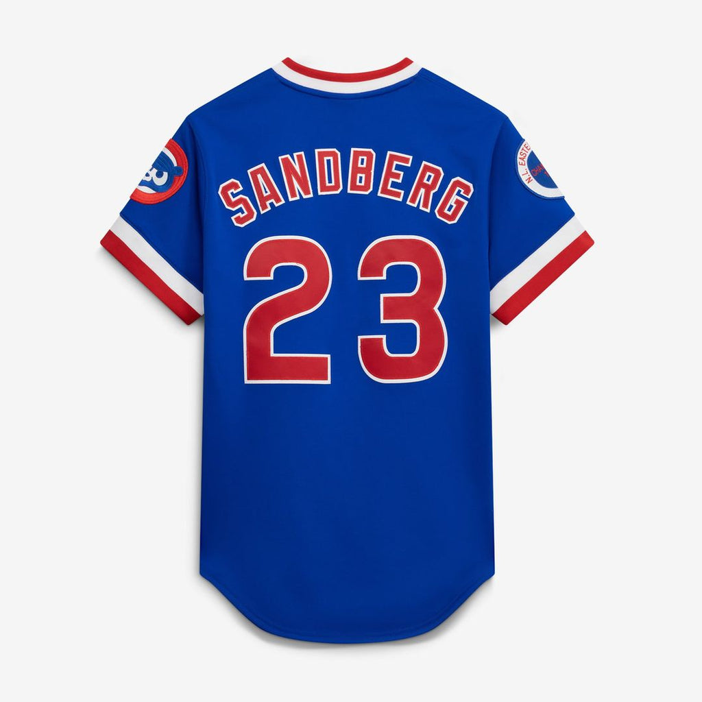 Chicago Cubs Ryne Sandberg 1984 Throwback Authentic Jersey (Royal)
