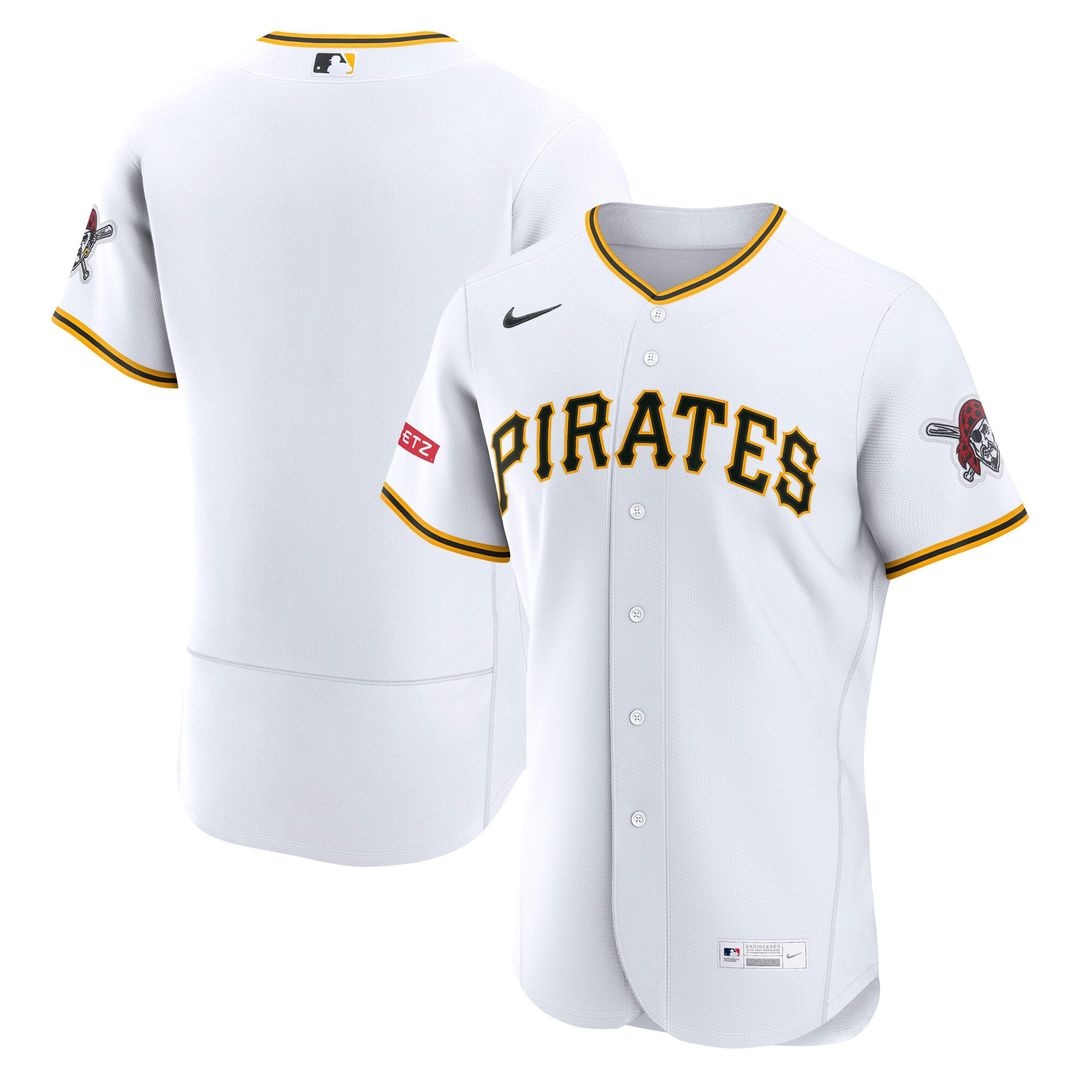Pittsburgh Pirates Home Authentic Jersey (White)