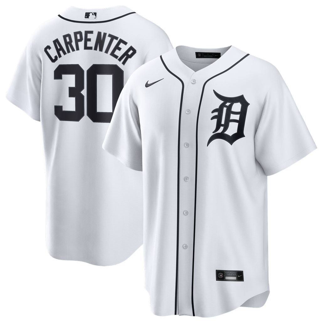 Detroit Tigers Kerry Carpenter Home Replica Jersey (White)