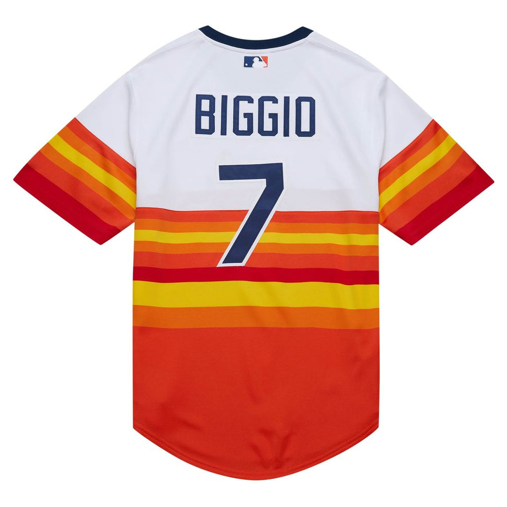 Houston Astros Craig Biggio 2004 Cooperstown Authentic Throwback Jersey (White)