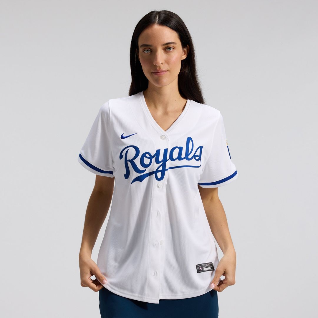 Kansas City Royals Women's Home Limited Jersey (White)