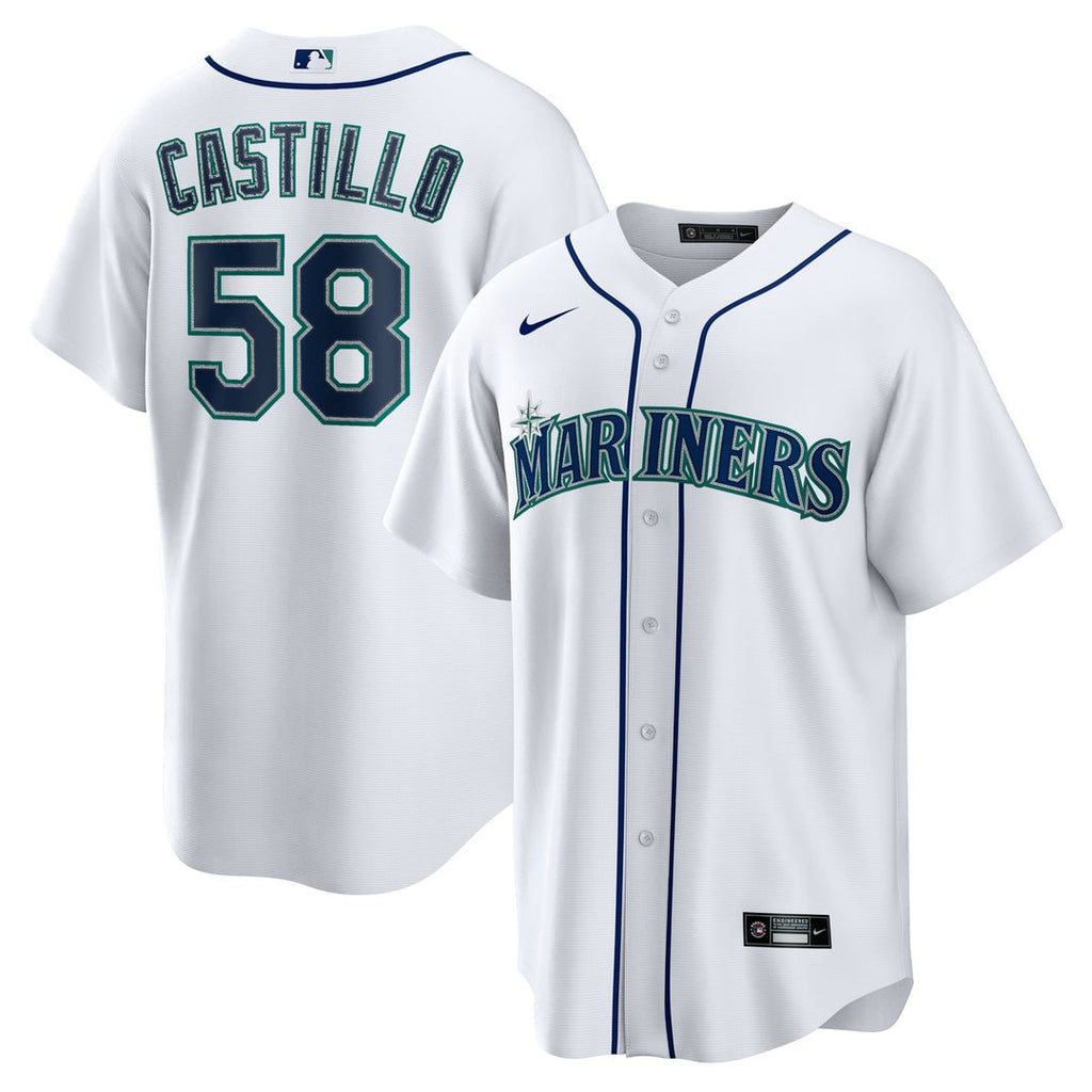 Seattle Mariners Luis Castillo Home Replica Jersey (White)