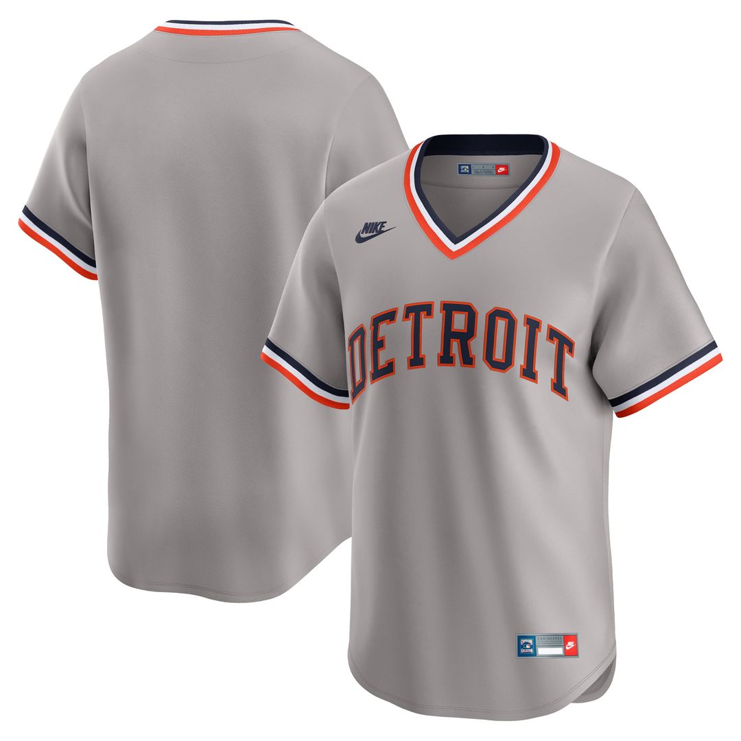 Detroit Tigers Cooperstown Limited Jersey (Gray)