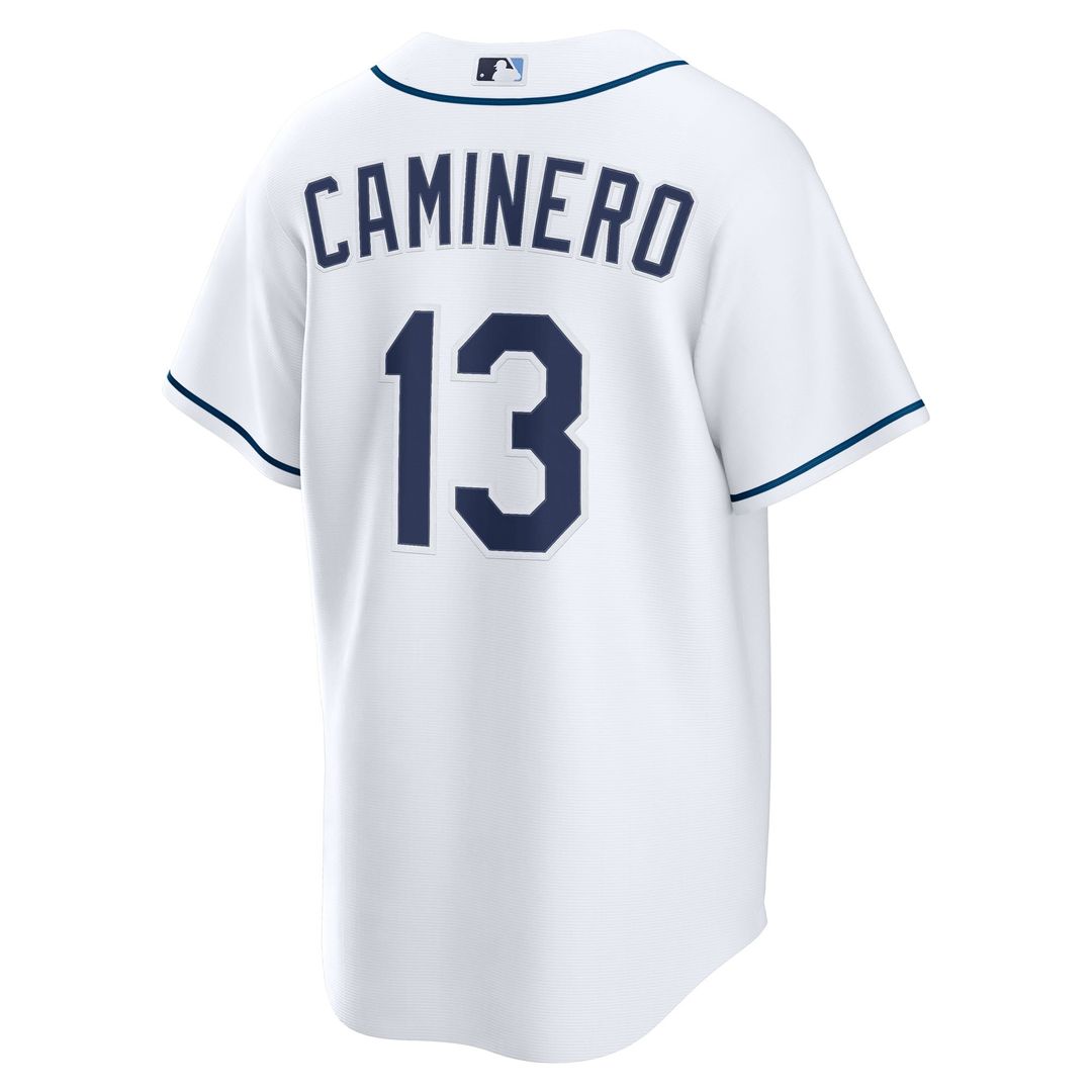 Tampa Bay Rays Junior Caminero Home Replica Jersey (White)