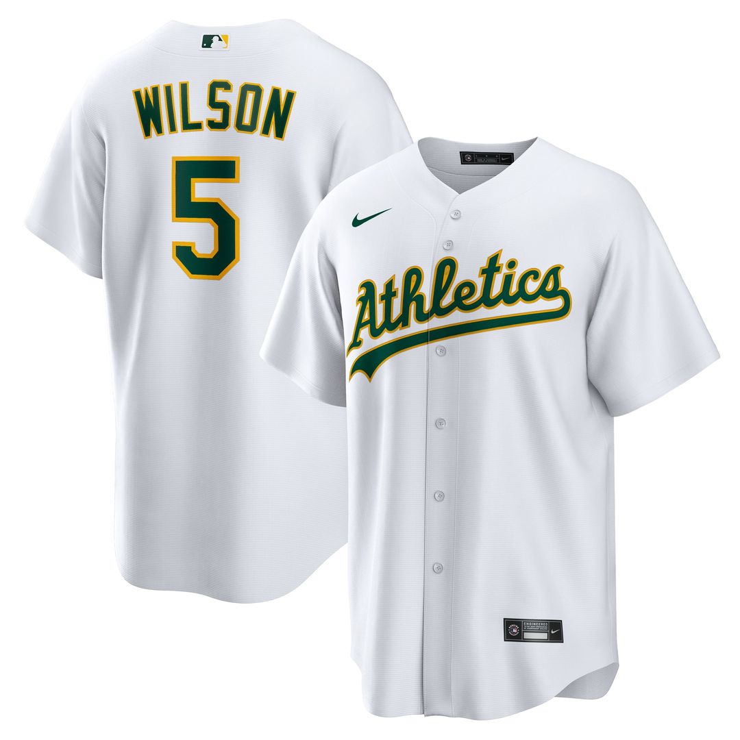 Athletics Jacob Wilson Home Replica Jersey (White)