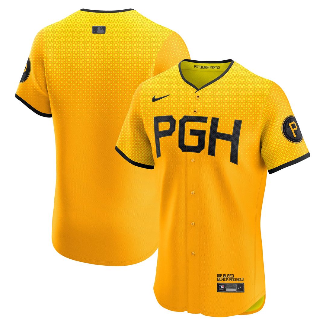 Pittsburgh Pirates City Connect Elite Jersey (Gold)