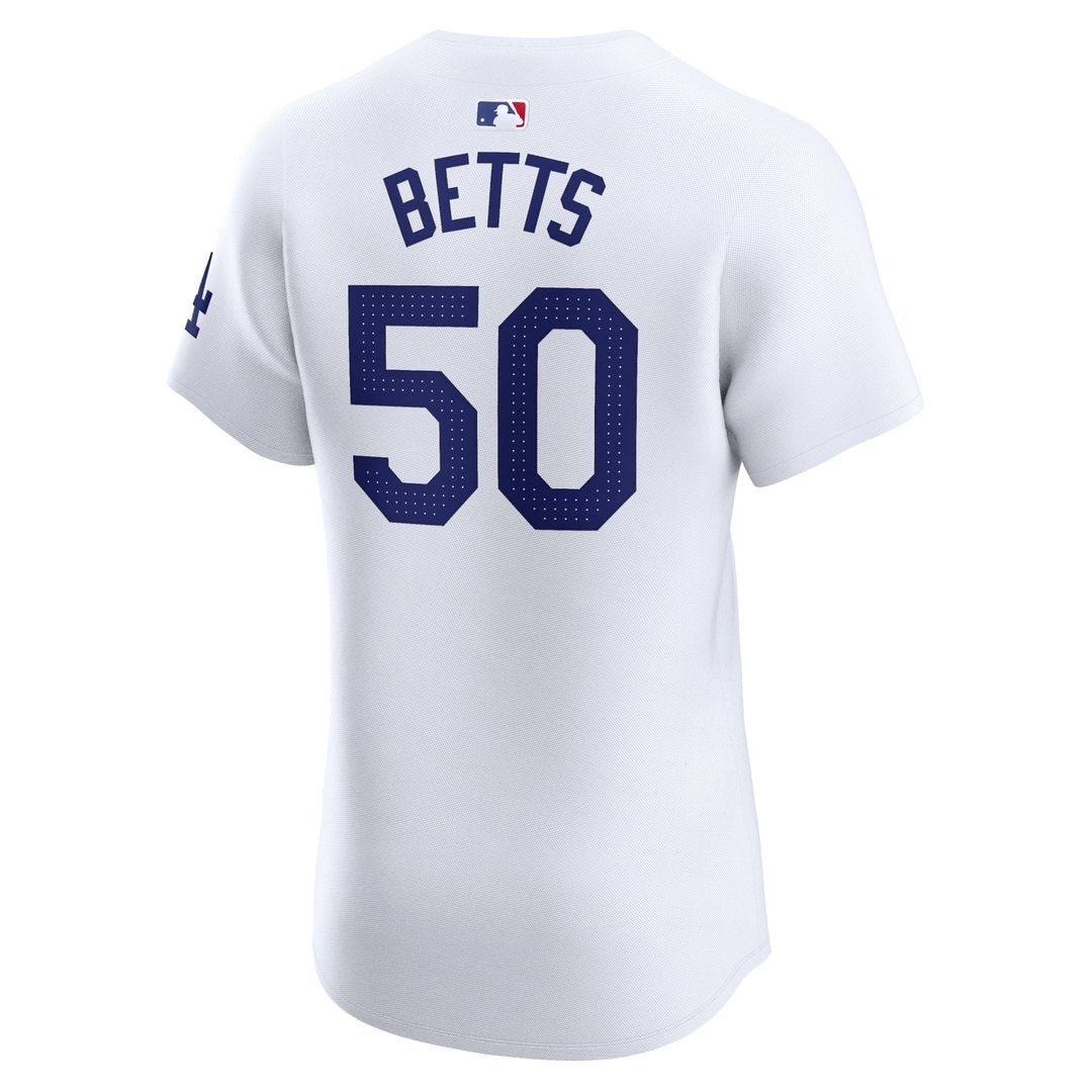 Los Angeles Dodgers Mookie Betts Home Elite Jersey (White)