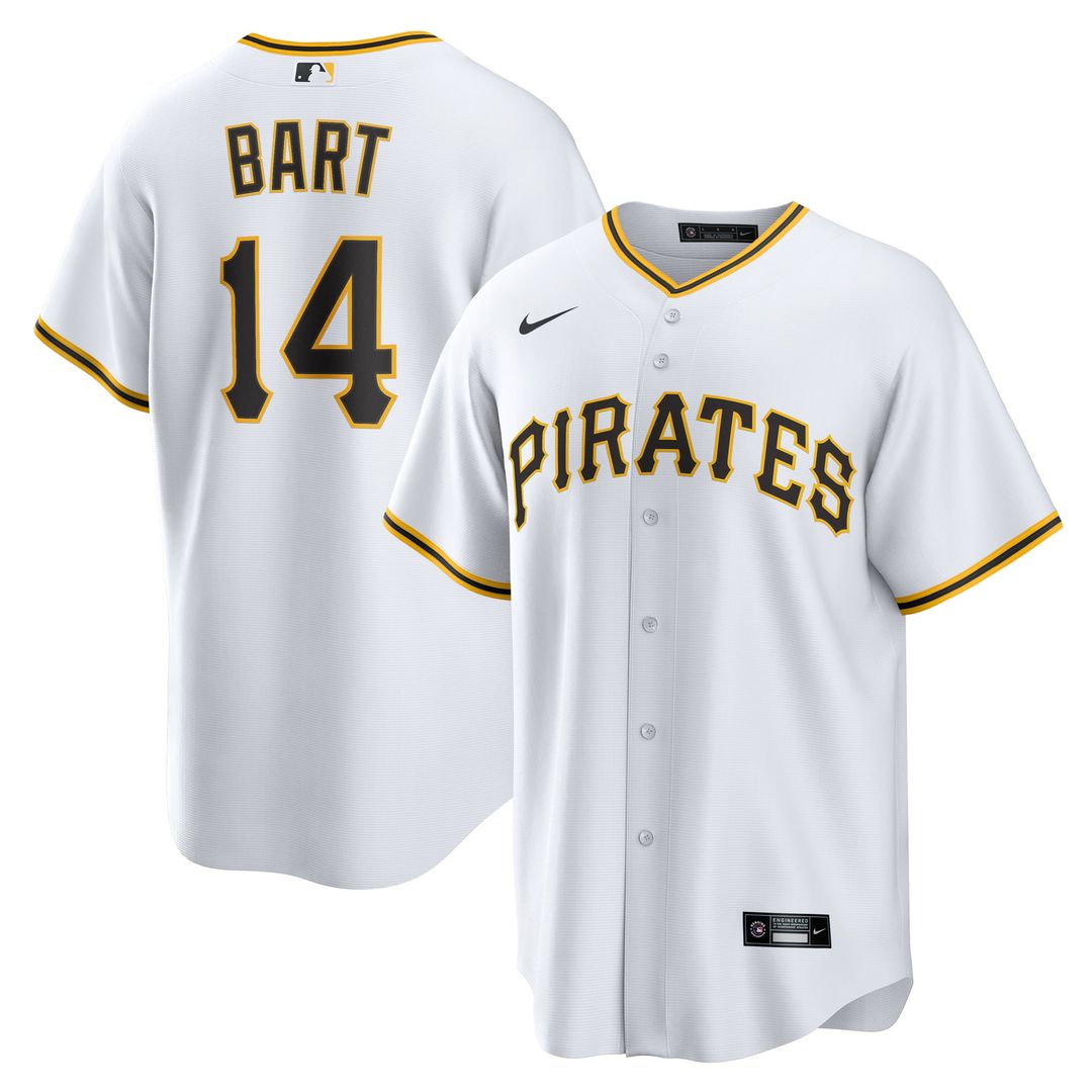 Pittsburgh Pirates Joey Bart Home Replica Jersey (White)