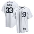 Detroit Tigers Colt Keith Home Replica Jersey (White)