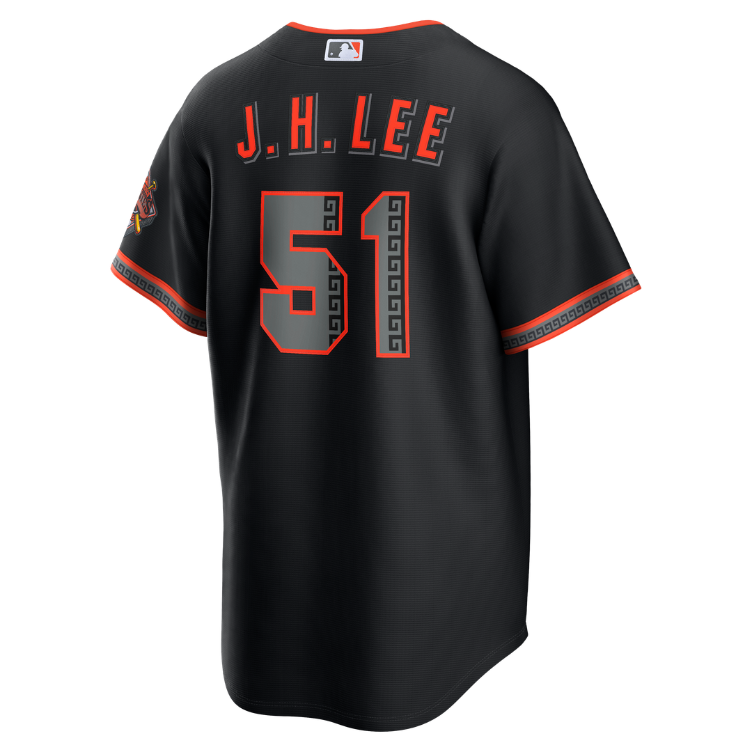 San Francisco Giants Jung Hoo Lee Alternate Stadium Jersey (Black)