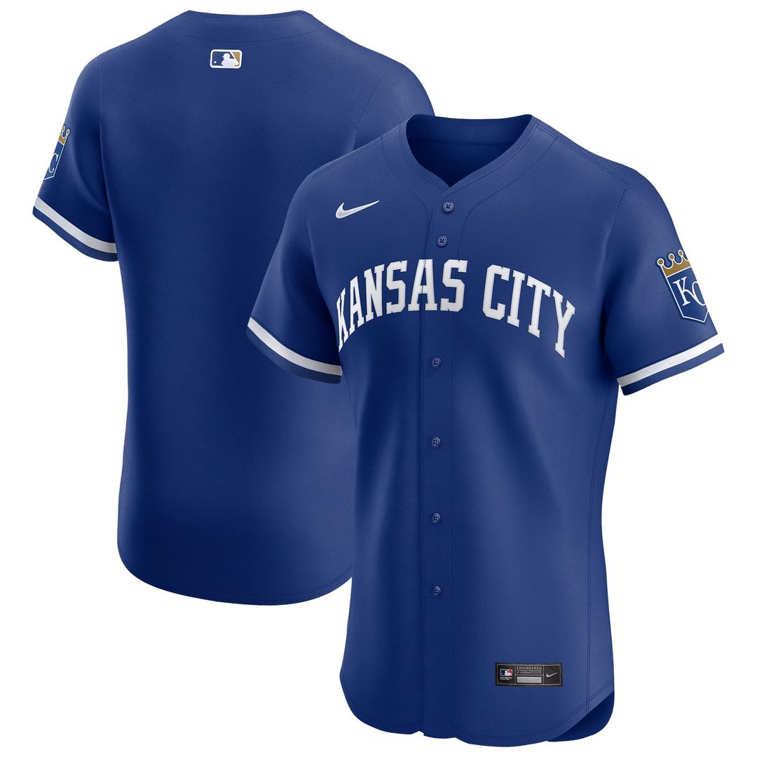 Kansas City Royals Alternate lightweight Elite Patch Jersey (Royal)