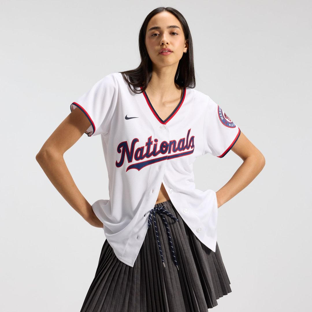 Washington Nationals CJ Abrams Women's Home Replica Jersey (White)