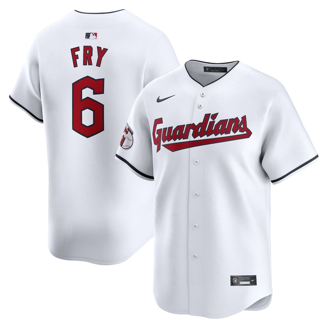 Cleveland Guardians David Fry Home Limited Jersey (White)