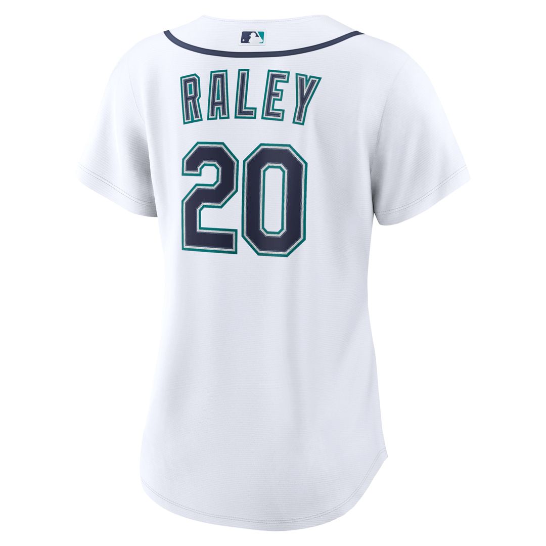 Seattle Mariners Luke Raley Women's Home Replica Jersey (White)
