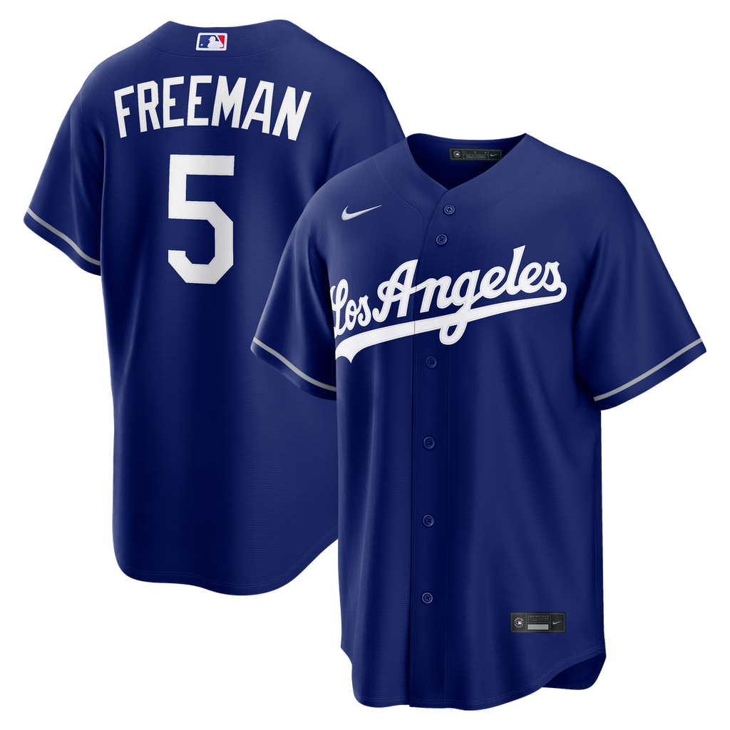 Los Angeles Dodgers Freddie Freeman Alternate Replica Jersey (Royal)