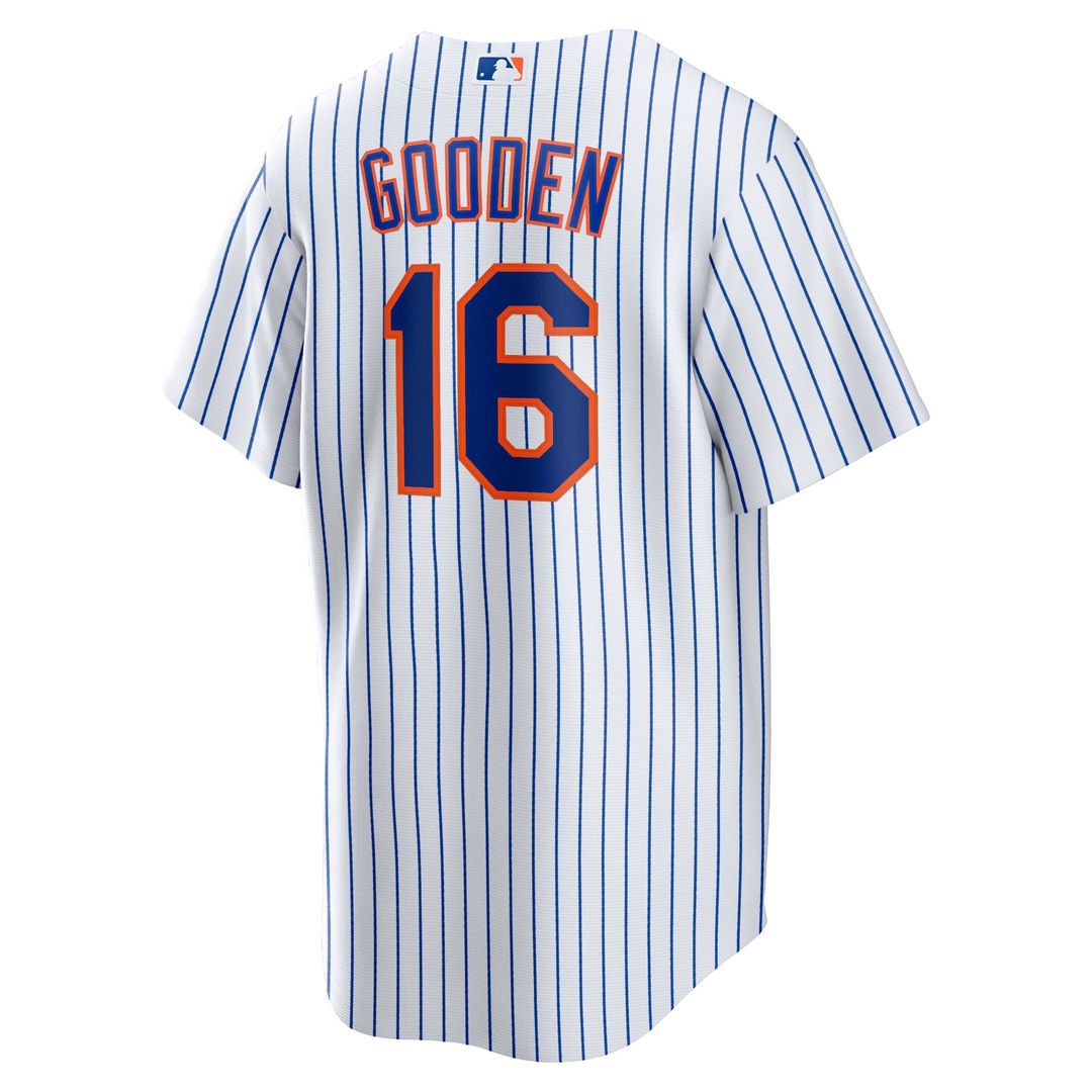 New York Mets Dwight Gooden Home Replica Jersey (White)
