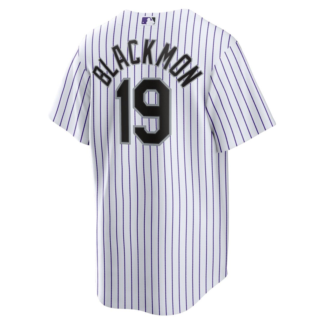 Colorado Rockies Charlie Blackmon Home Replica Player Name Jersey (White)