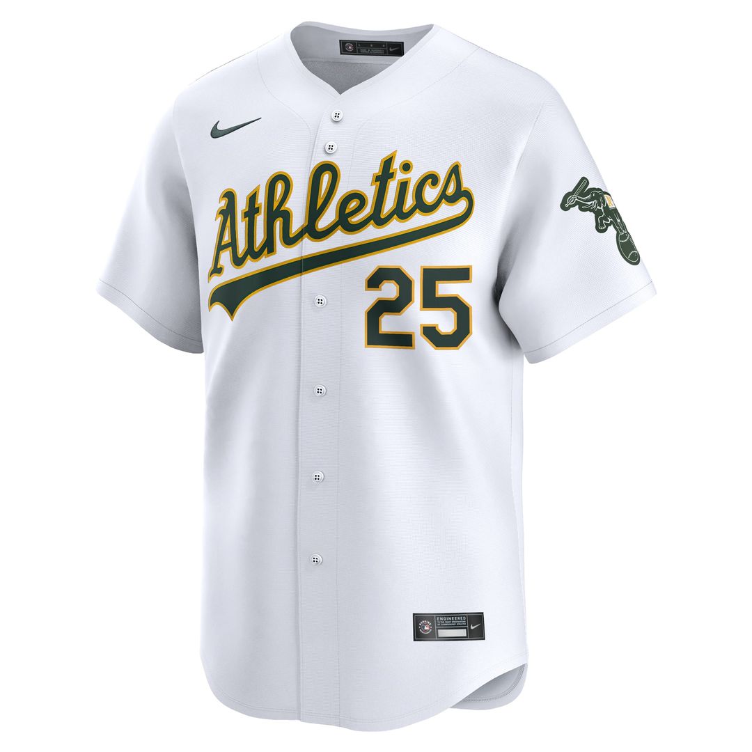 Athletics Brent Rooker Home Limited Jersey (White)