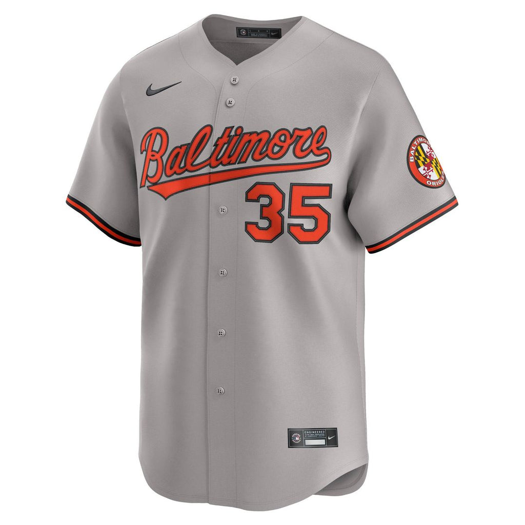 Baltimore Orioles Adley Rutschman Road Limited Jersey (Gray)