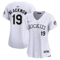 Colorado Rockies Charlie Blackmon Women's Home Limited Jersey (White)