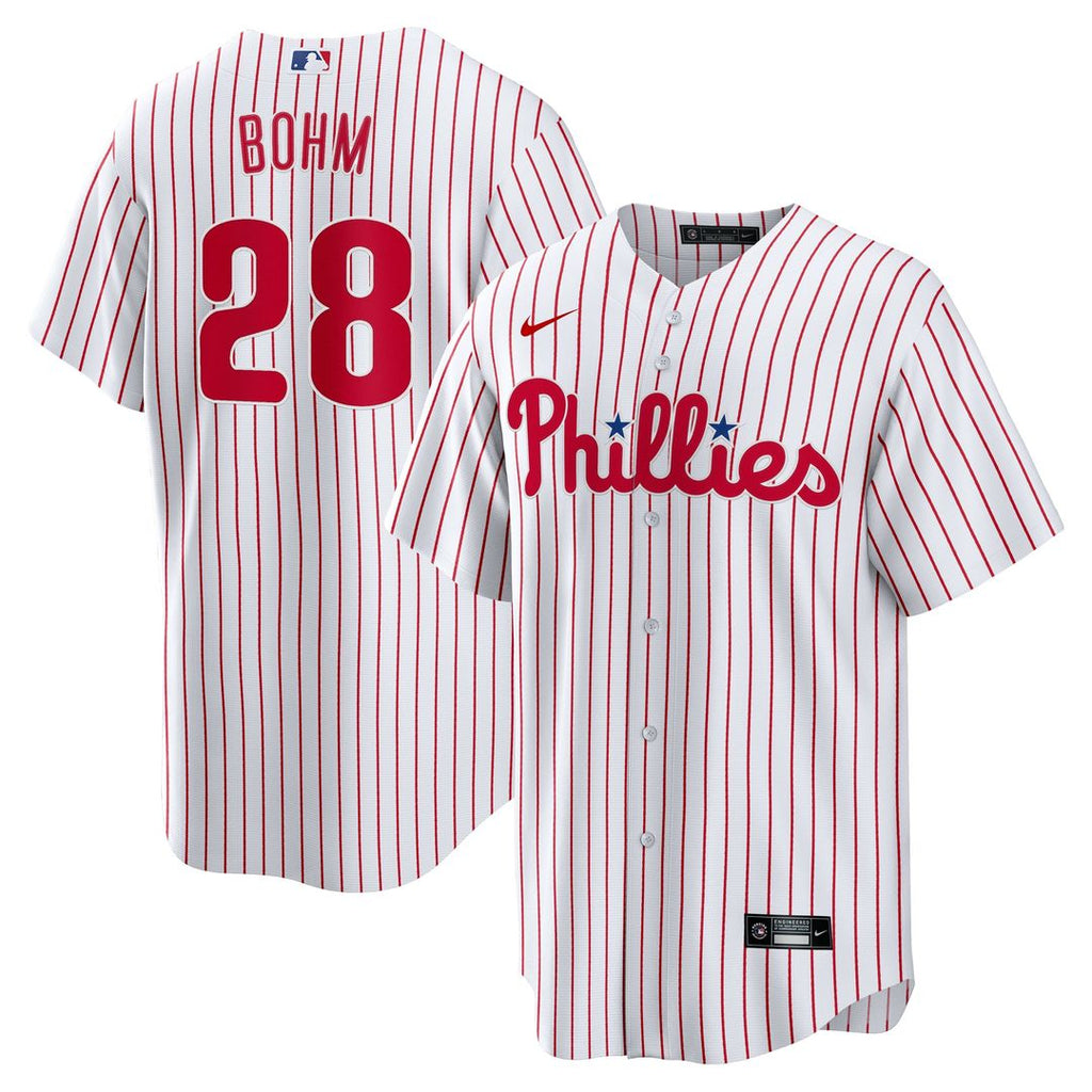 Philadelphia Phillies Alec Bohm Home Replica Jersey (White)