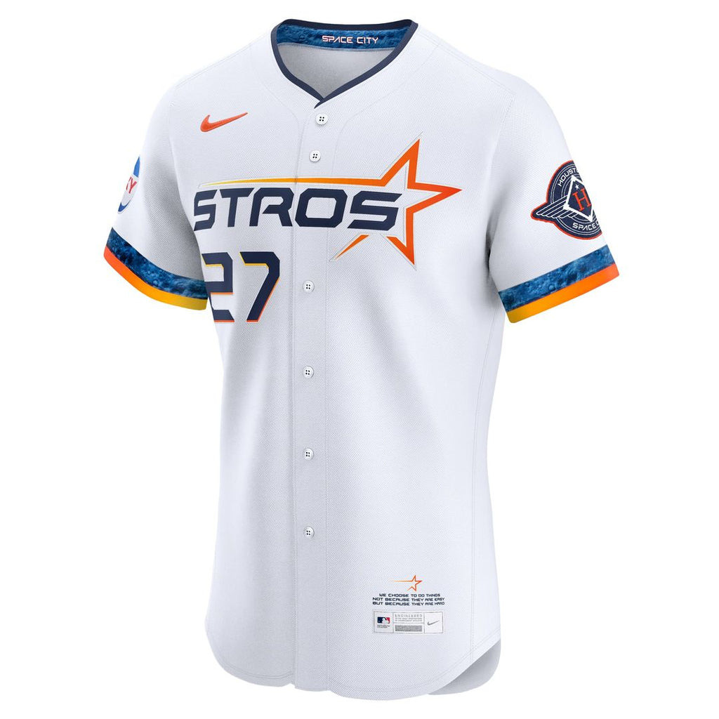 Houston Astros Jose Altuve 2025 City Connect Elite Jersey (White)