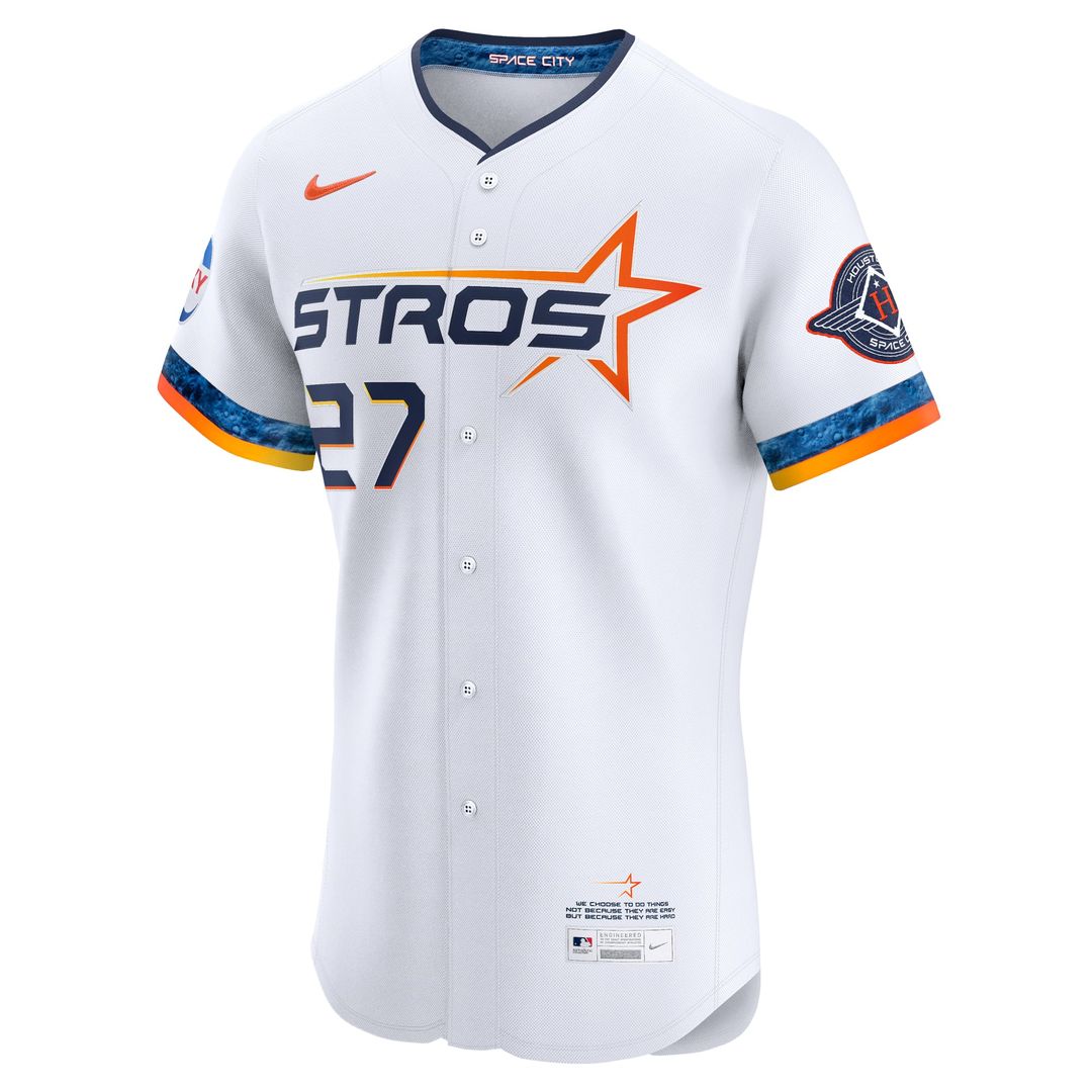 Houston Astros Jose Altuve 2025 City Connect Elite Jersey (White)