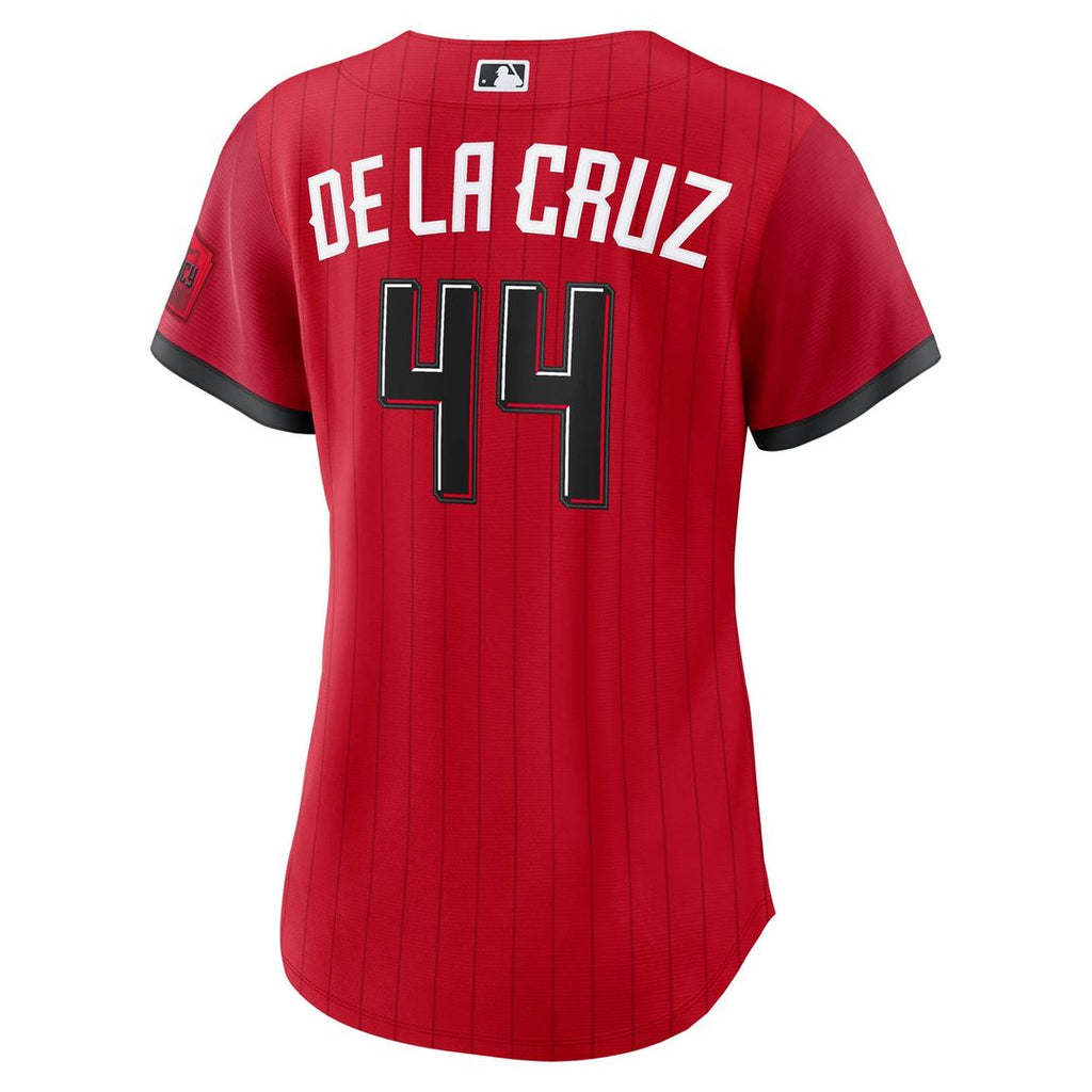 Cincinnati Reds Elly De La Cruz Women's 2026 City Connect Stadium Jersey (Red)